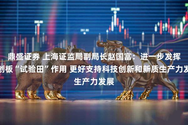 鼎盛证券 上海证监局副局长赵国富：进一步发挥科创板“试验田”作用 更好支持科技创新和新质生产力发展